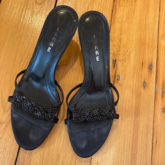 Lerre Black Heels Size 38 - Picture 1 of 5